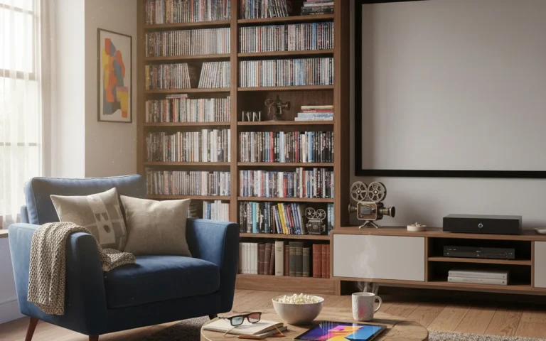 Illustration réaliste sur Movie buff : reconnaître et nourrir une vraie passion cinéma